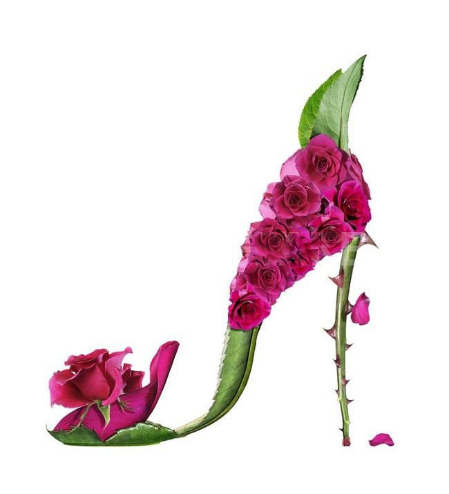 Chaussures fleurs Michel Tcherevkoff